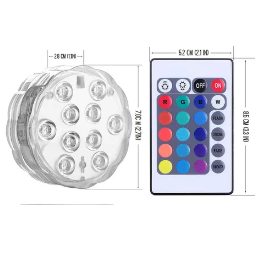 Miniatura 2 de Lámpara Led Subacuátic Impermeabl Contro